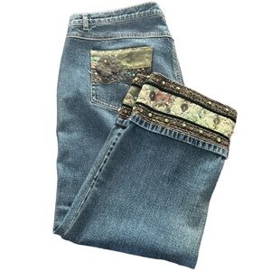 Embellished Blue Jeans